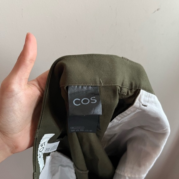 COS Men’s Green Cotton Pants Size 38 R - Picture 8 of 10